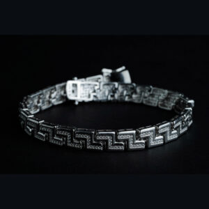 Silver unisex cuban bracelet