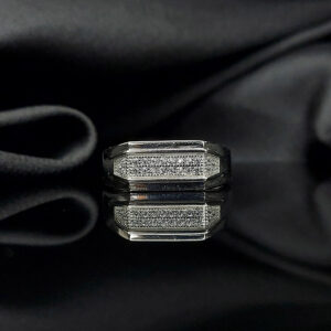 Silver men's ring